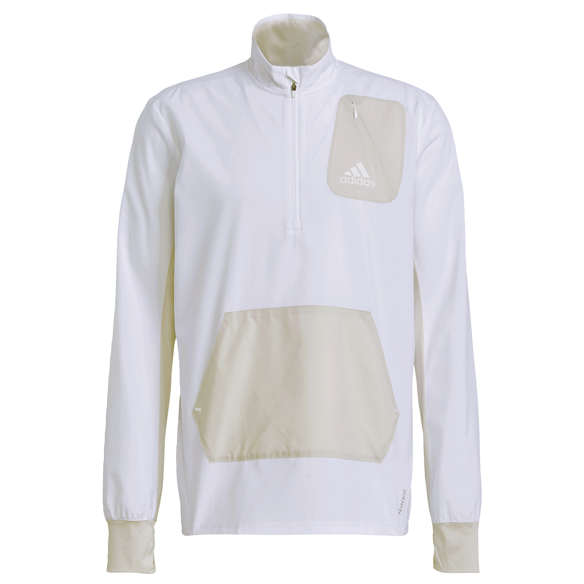 adidas Running Primeblue Half-Zip Running Jacket Men White GP6487