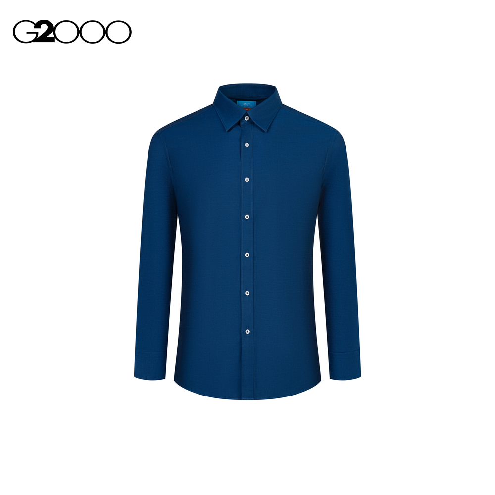 G2000 Men Non-Iron Cotton Spandex Oxford Dress Shirt