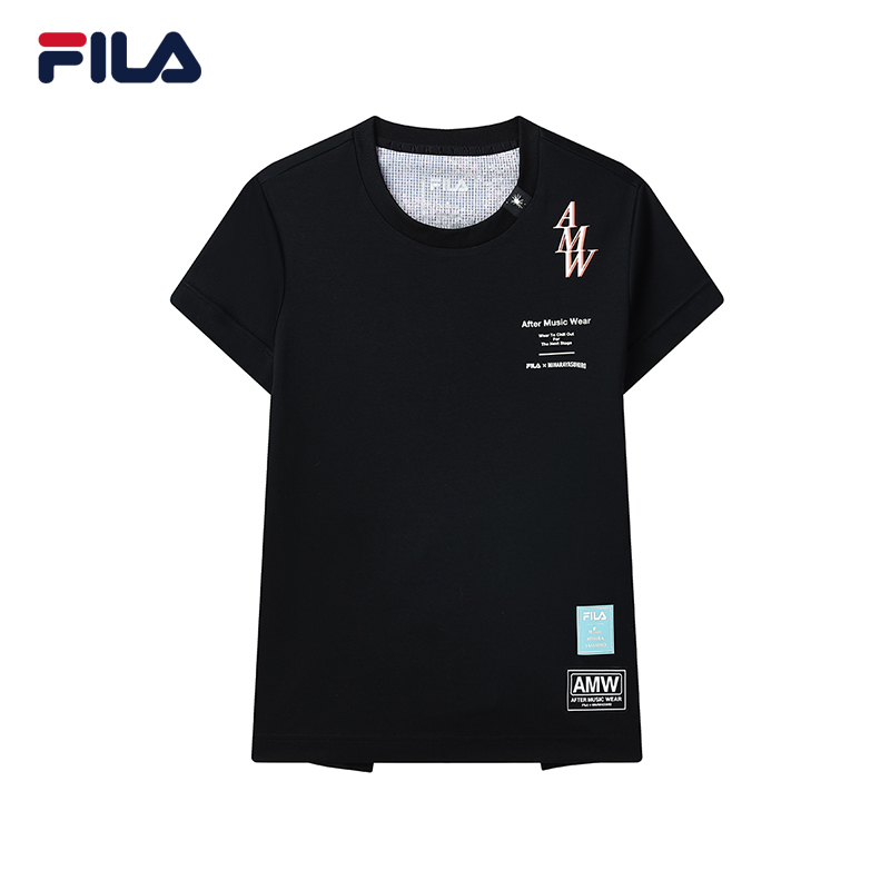 [Online Exclusive] FILA CORE Women's Cross Over FILA × MIHARA Short Sleeve Tee
